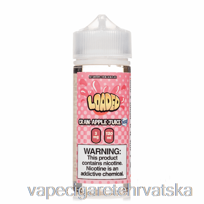 Vape Cigarete Iced Cran Jabuka - Puna E-tekućina - Nemilosrdna - 120 Ml 0 Mg